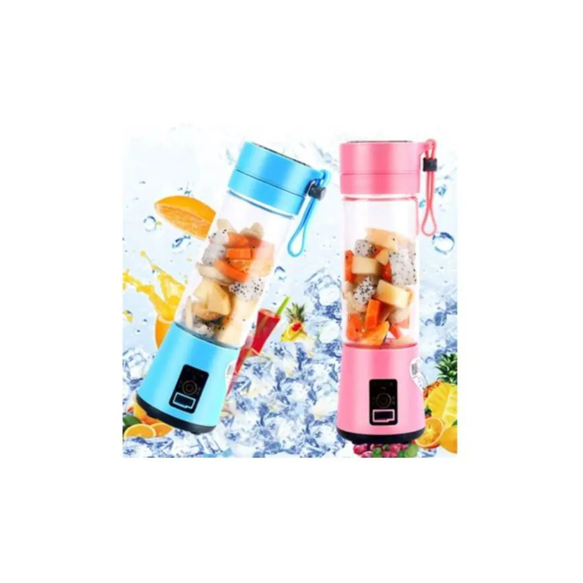 GENERICO - Licuadora portátil - Verde - para jugos juicer cup recargable