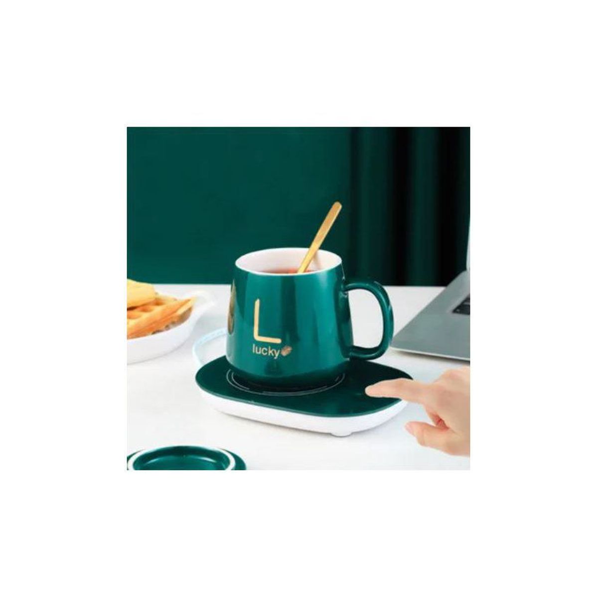 GENERICO - Taza calentador eléctrico de bebidas taza mug caliente