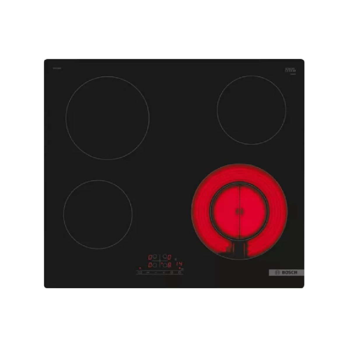 BOSCH - Cocina Bosch PKF611BB8E Vitrocerámica Empotrable Eléctrica 60 cm Negro