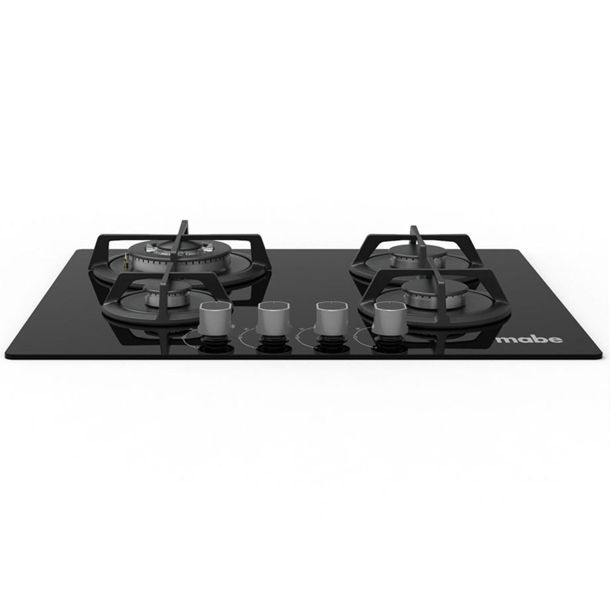 MABE - Cocina Mabe PM6045GV0 Empotrable a Gas Vidrio Negro