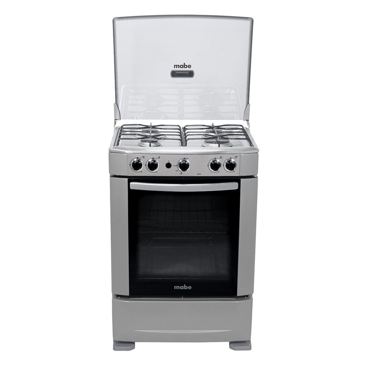 MABE - Cocina Mabe CMP6012AG0 a Gas de Pie 60 cm 4 Quemadores Silver