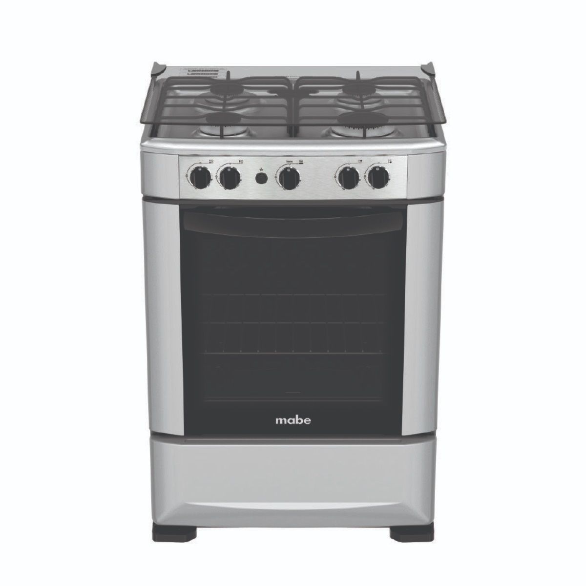 MABE - Cocina Mabe CMP6012AG0 a Gas de Pie 60 cm 4 Quemadores Silver