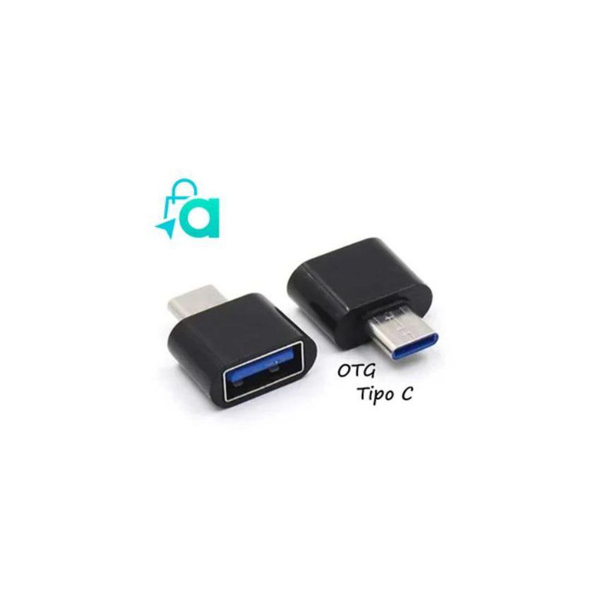 GENERICO - Pack 2 Adaptador otg tipo c para celular - micro usb
