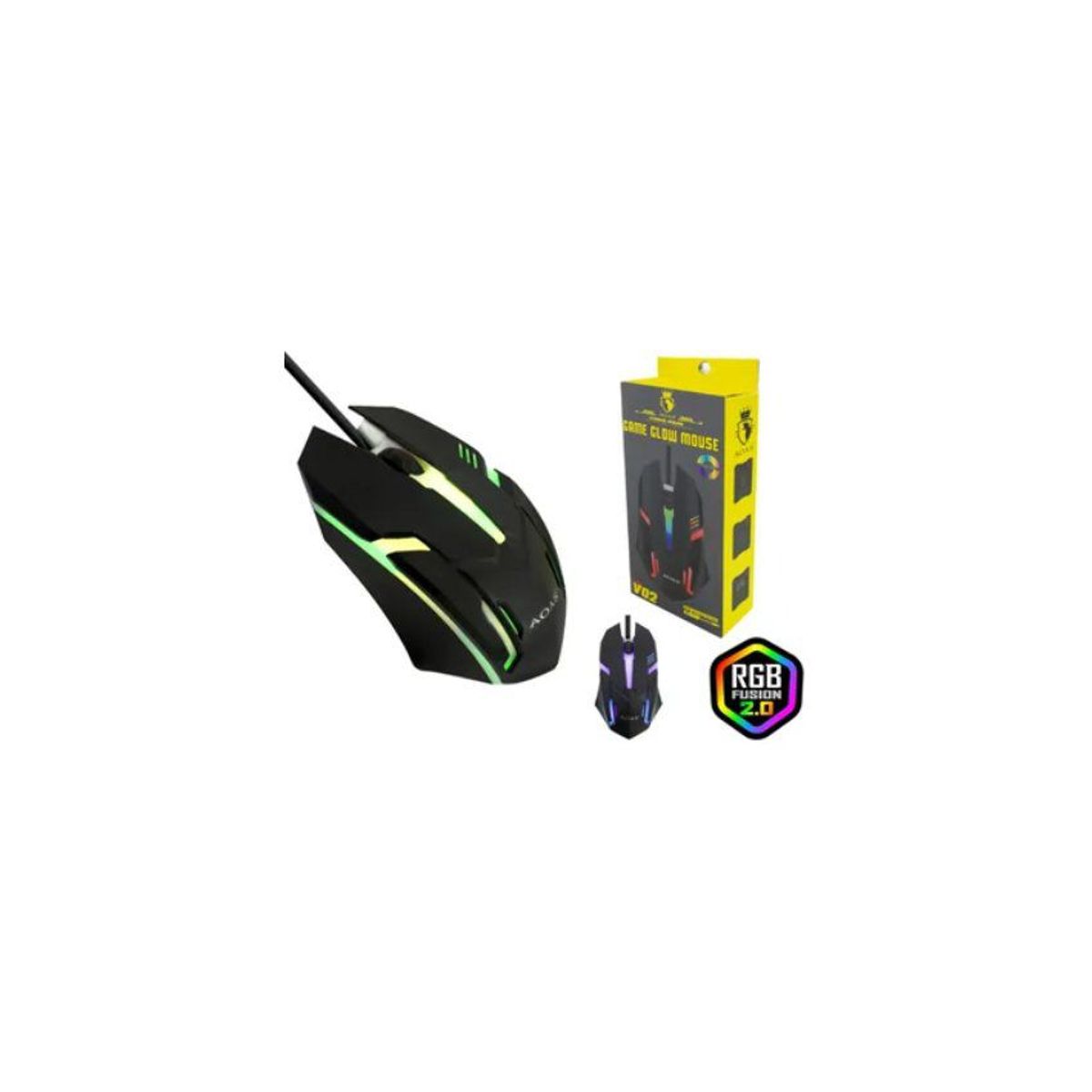 GENERICO - Mouse gamer aoas dpi1200 con usb negro - mause