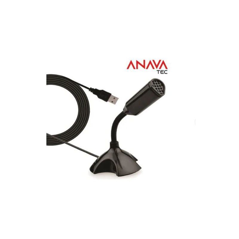 GENERICO - Micrófono de mesa bidireccional con usb para laptop pc computadora