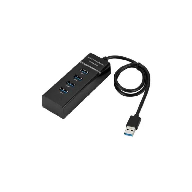 GENERICO - Conector hub 480mbs de 4 puertos usb 2.0 30 cm
