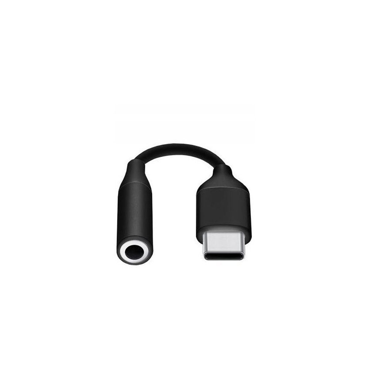 GENERICO - Adaptador jack audio 3. 5mm usb a tipo-c  - Negro