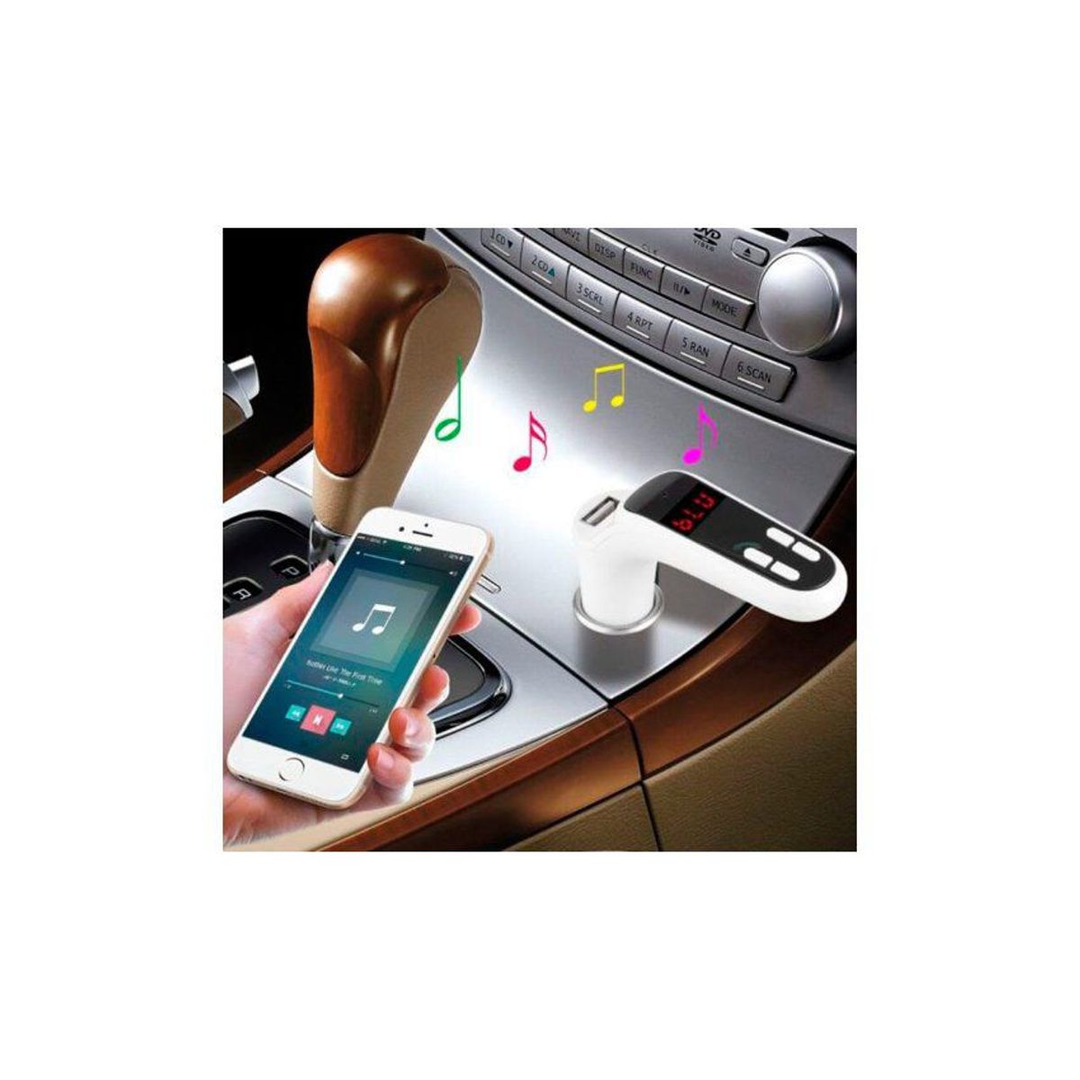 GENERICO - Cargador cigarrera usb para auto 5v 1a doble entrada