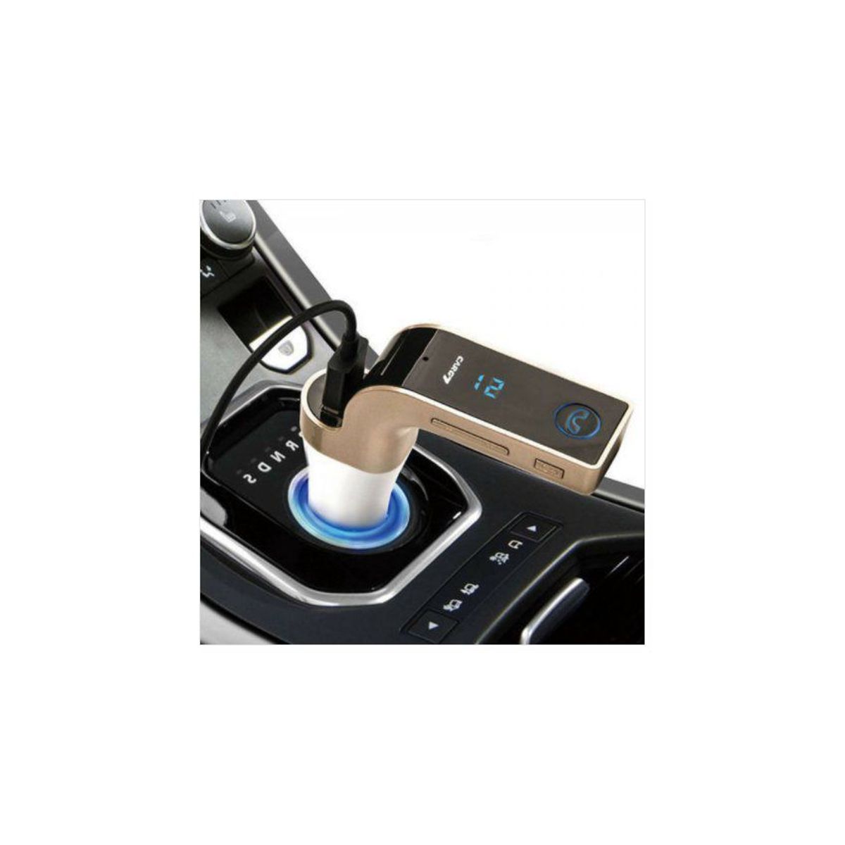 GENERICO - Cargador cigarrera usb para auto 5v 1a doble entrada