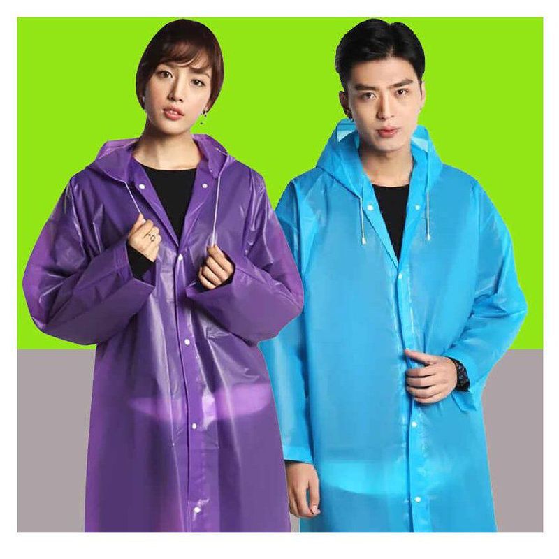 GENERICO - Capa impermeable con capucha protectora anti fluido