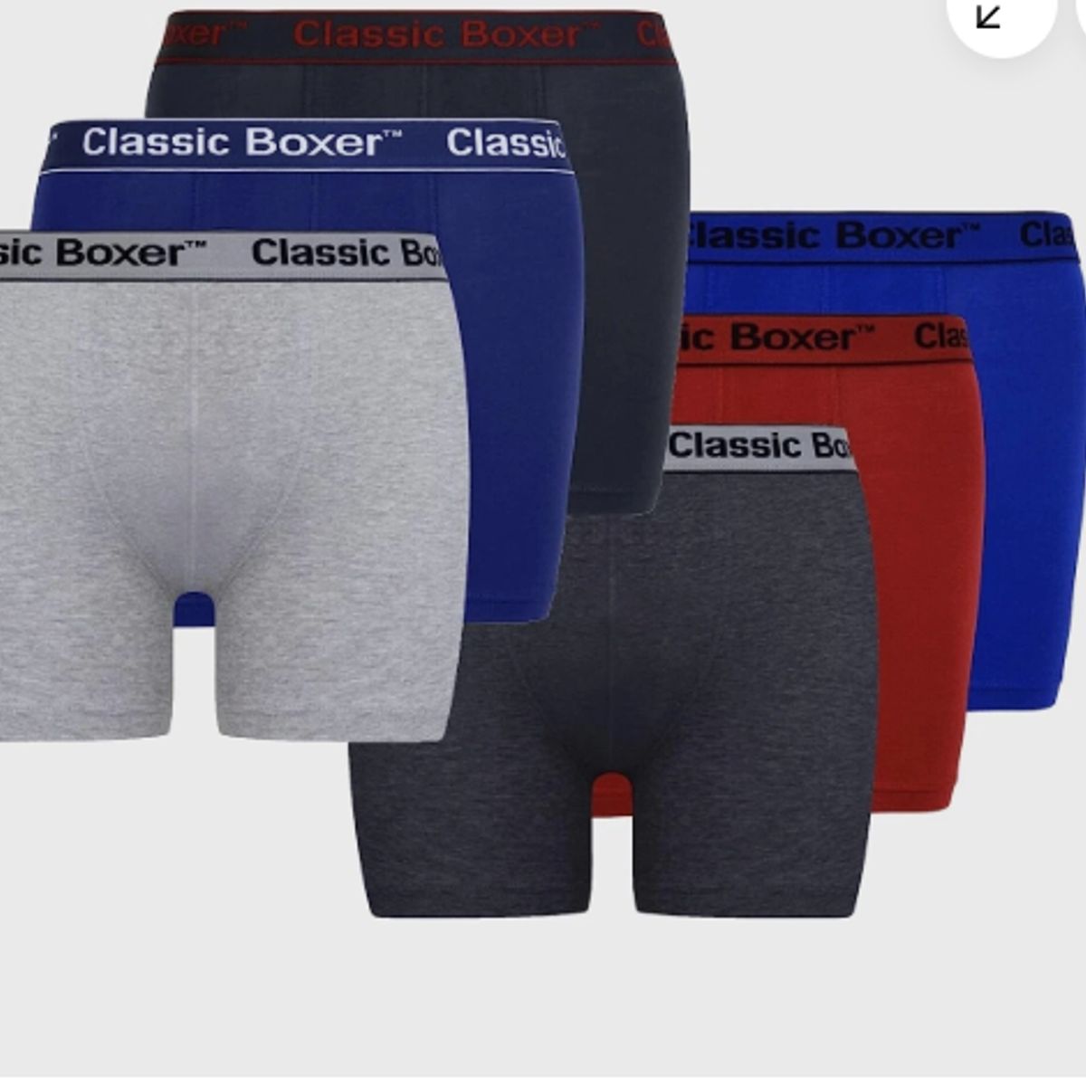 GENERICO - Pack 06 boxer - ropa interior - calzoncillo para hombre - multicolor