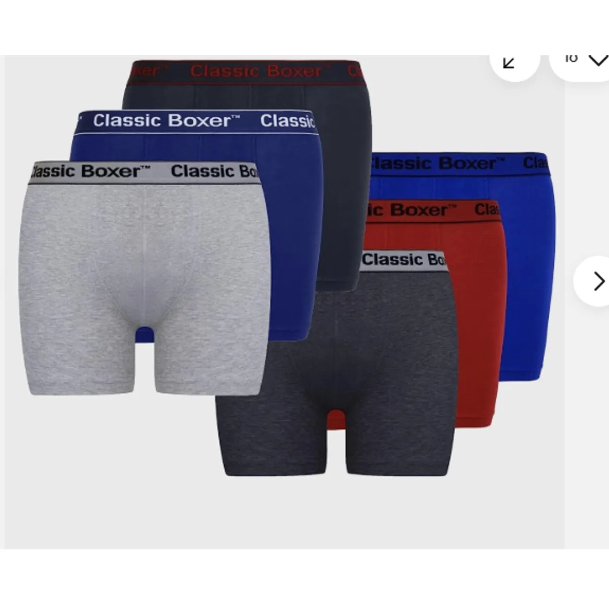 GENERICO - Pack 06 boxer - ropa interior - calzoncillo para hombre - multicolor