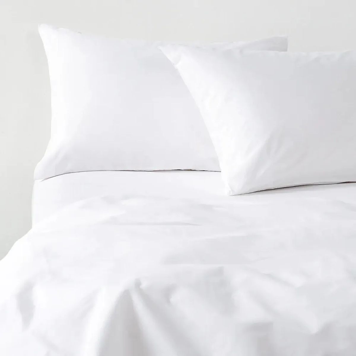 DRIMER - Juego de Sábanas Drimer 100% Algodón 220 Hilos Blanco King