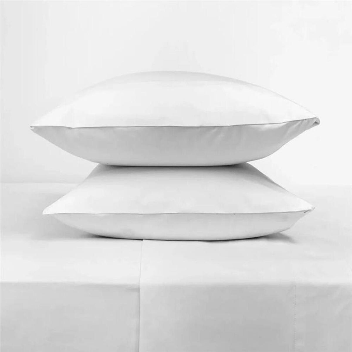 DRIMER - Juego de Sábanas Drimer 100% Algodón 220 Hilos Blanco Queen