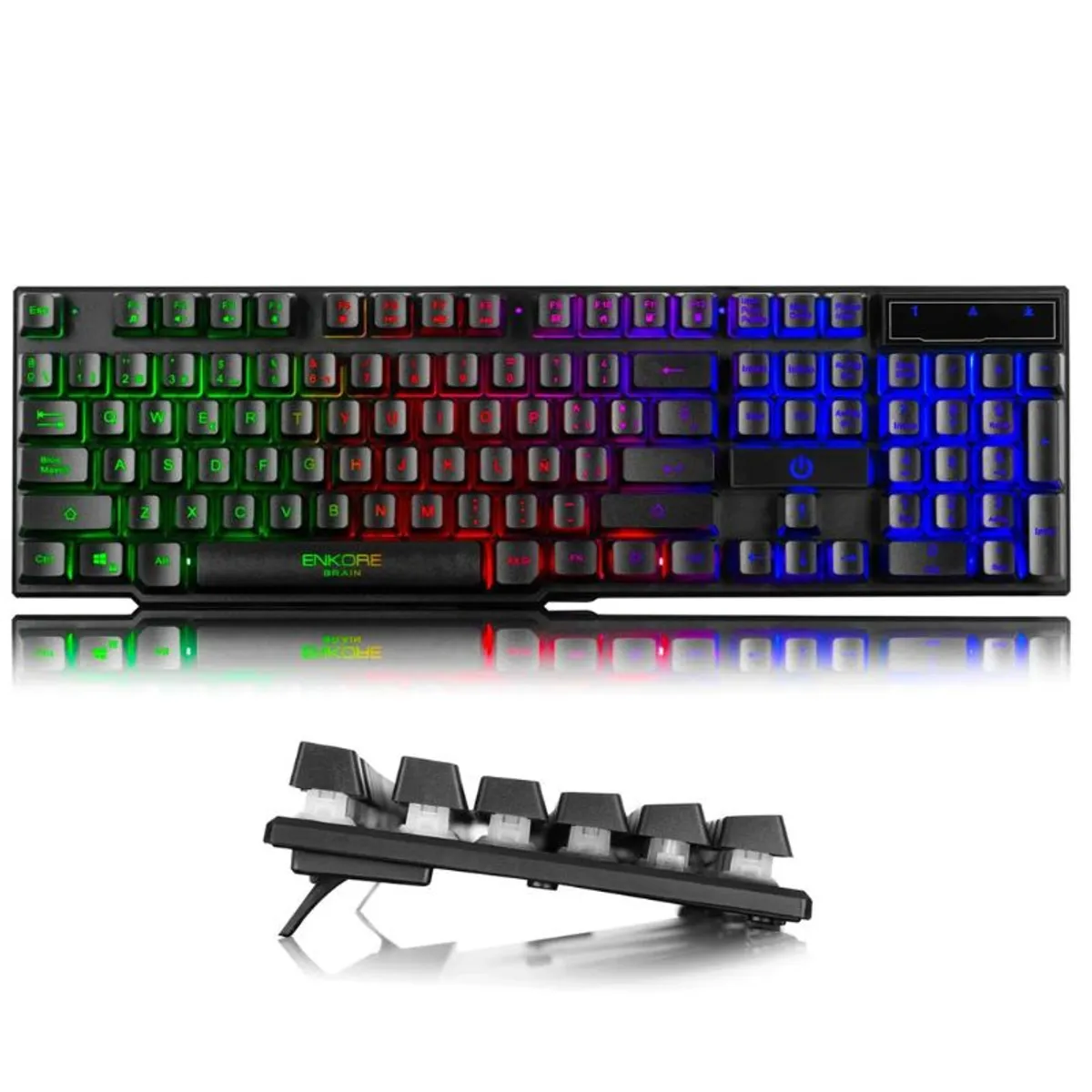 ENKORE - Teclado Gamer Semimecánico Enkore Brain