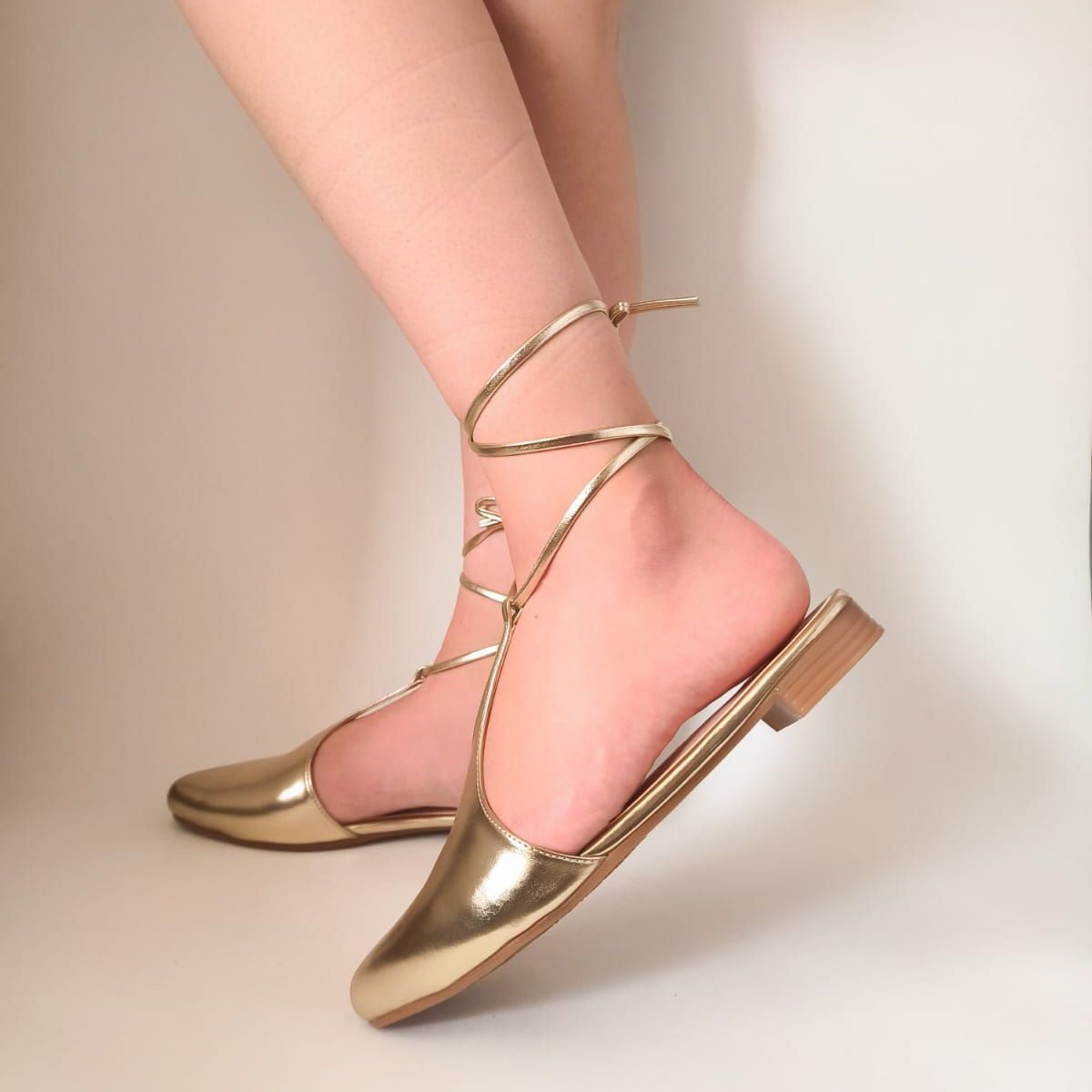 IRISABA - BALERINA IRISABA PARA MUJER DAFNE DORADO