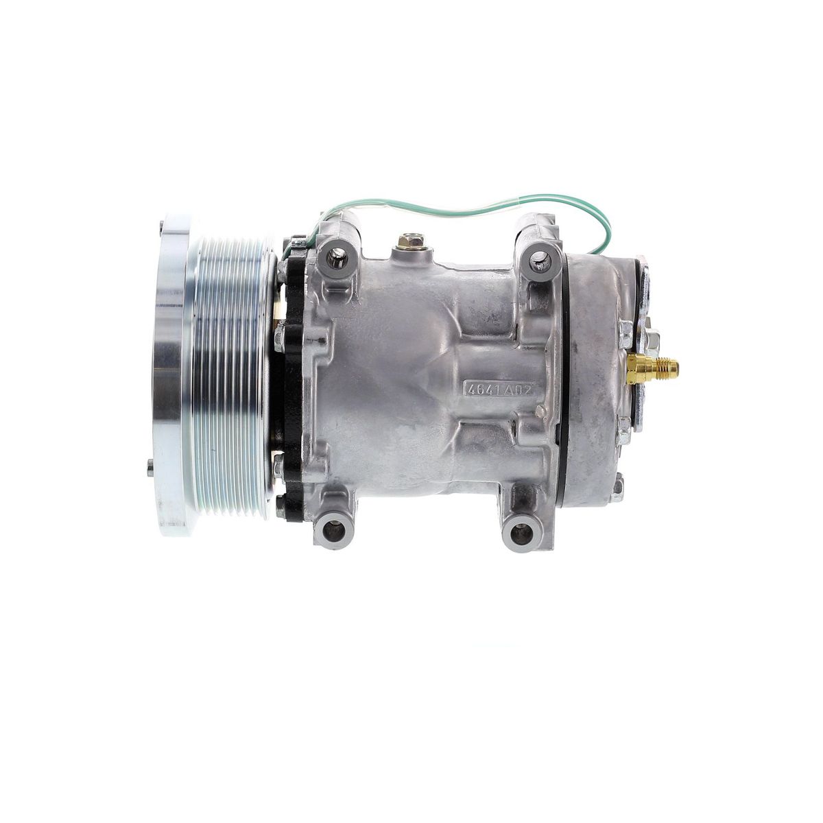 SANDEN - Compresor de AC 7h15 8pk 24v 133mm Polea Minera oe Sanden