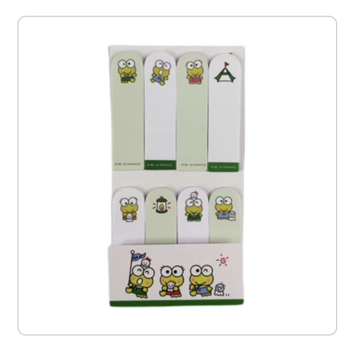 SANRIO - Sanrio - Notas Adhesivas Keroppi Flag