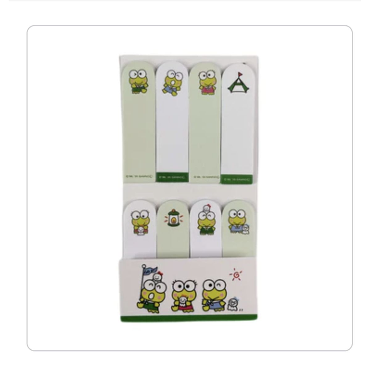 SANRIO - Sanrio - Notas Adhesivas Keroppi Flag