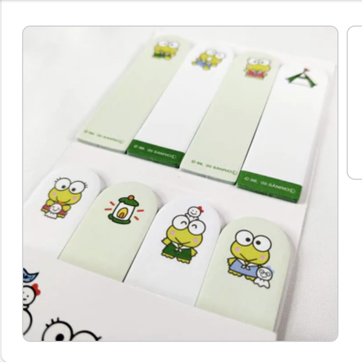 SANRIO - Sanrio - Notas Adhesivas Keroppi Flag