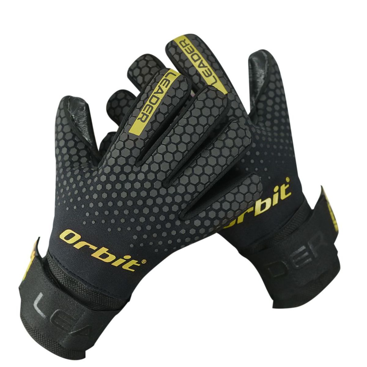 ORBIT - Guantes de Arquero Fútbol Orbit Leader - Amarillo