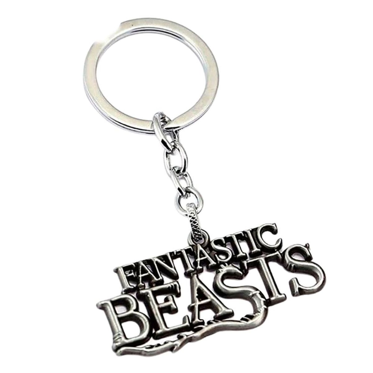 GENERICO - Llavero Animales Fantásticos y Donde Encontrarlos Plateado