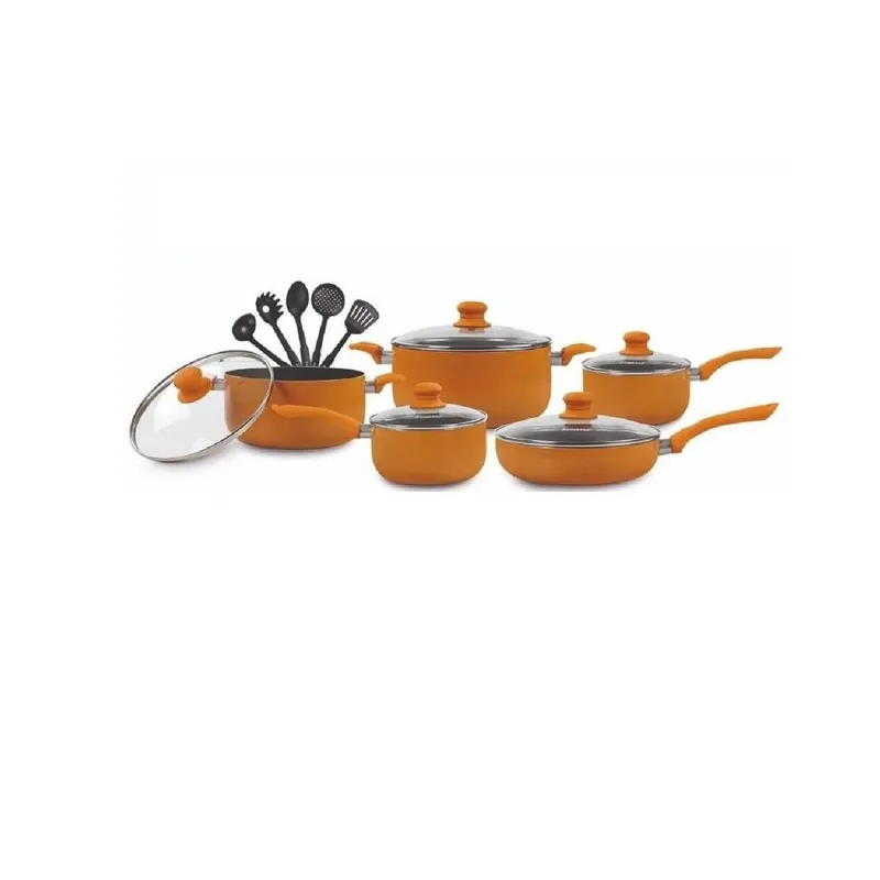 FINEZZA - Set de ollas de aluminio FZ-1655T 15 PZAS