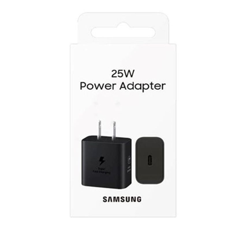 SAMSUNG - ADAPTADOR SAMSUNG  25W ORIGINAL NUEVO A36 A35 A 55 - COLOR  NEGRO