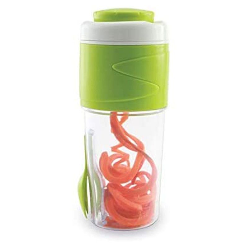 GENERICO - Ensaladera espiral portatil tipo vaso multiusos