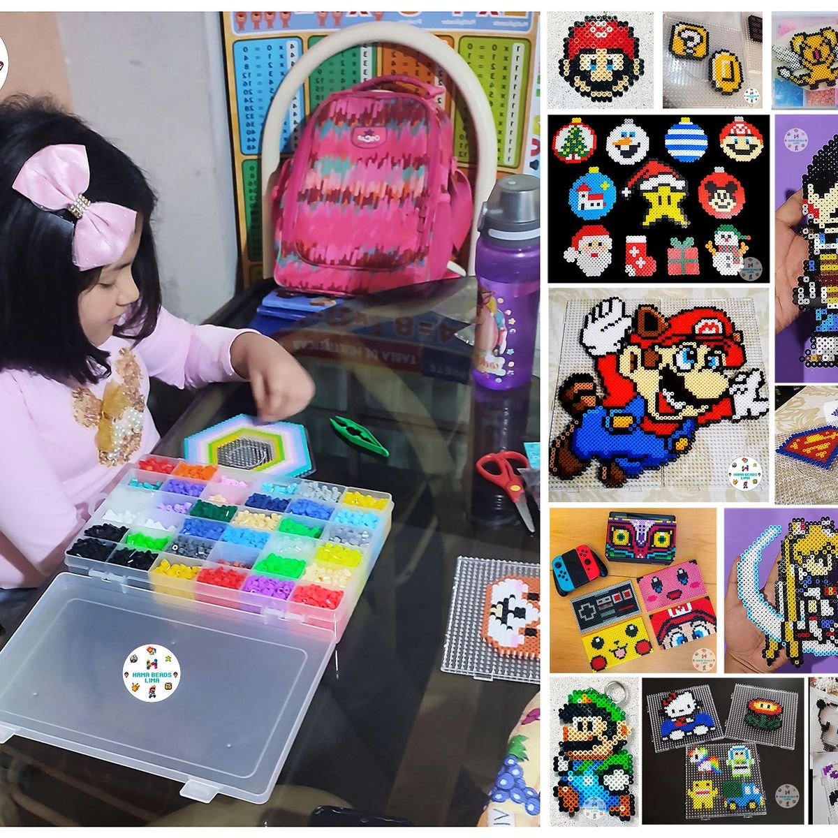 GENERICO - Hama Beads Set Full Color 48 colores