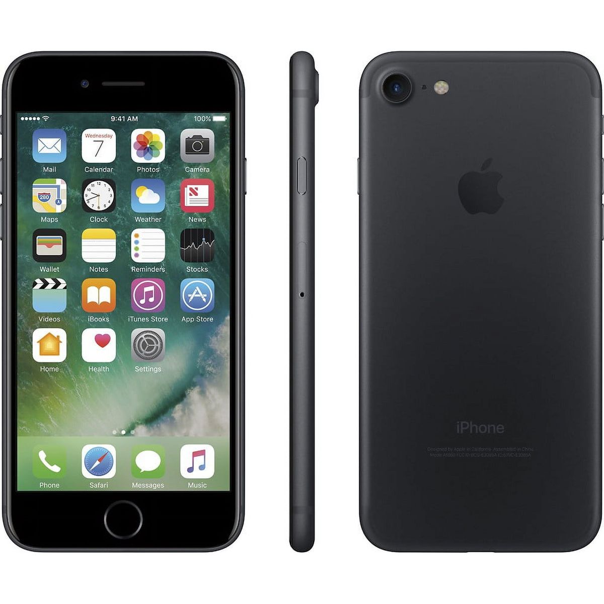 APPLE - Iphone 7  32gb Grado A Bateria 90% ENVIO INMEDIATO Negro   Reacondicionado