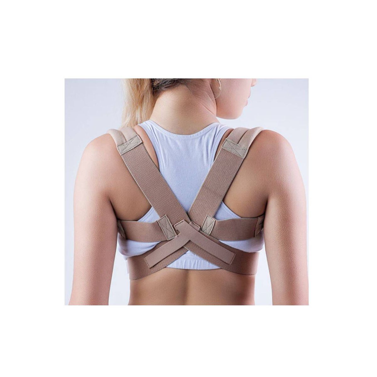 ARGYM - Corrector de postura elástico talla L espalda