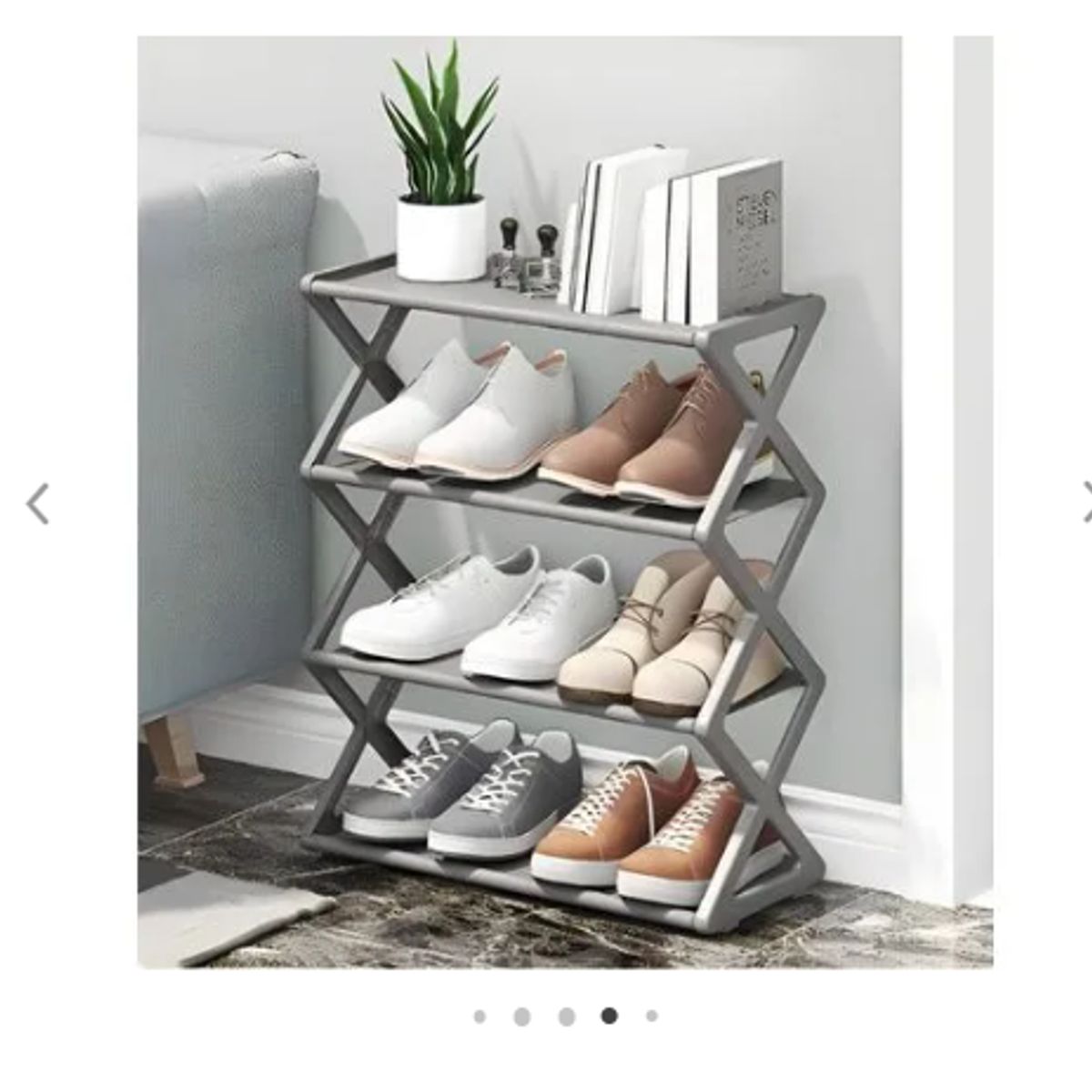 GENERICO - Zapatera Plomo armable modelo z 45cm-organizador de zapatos