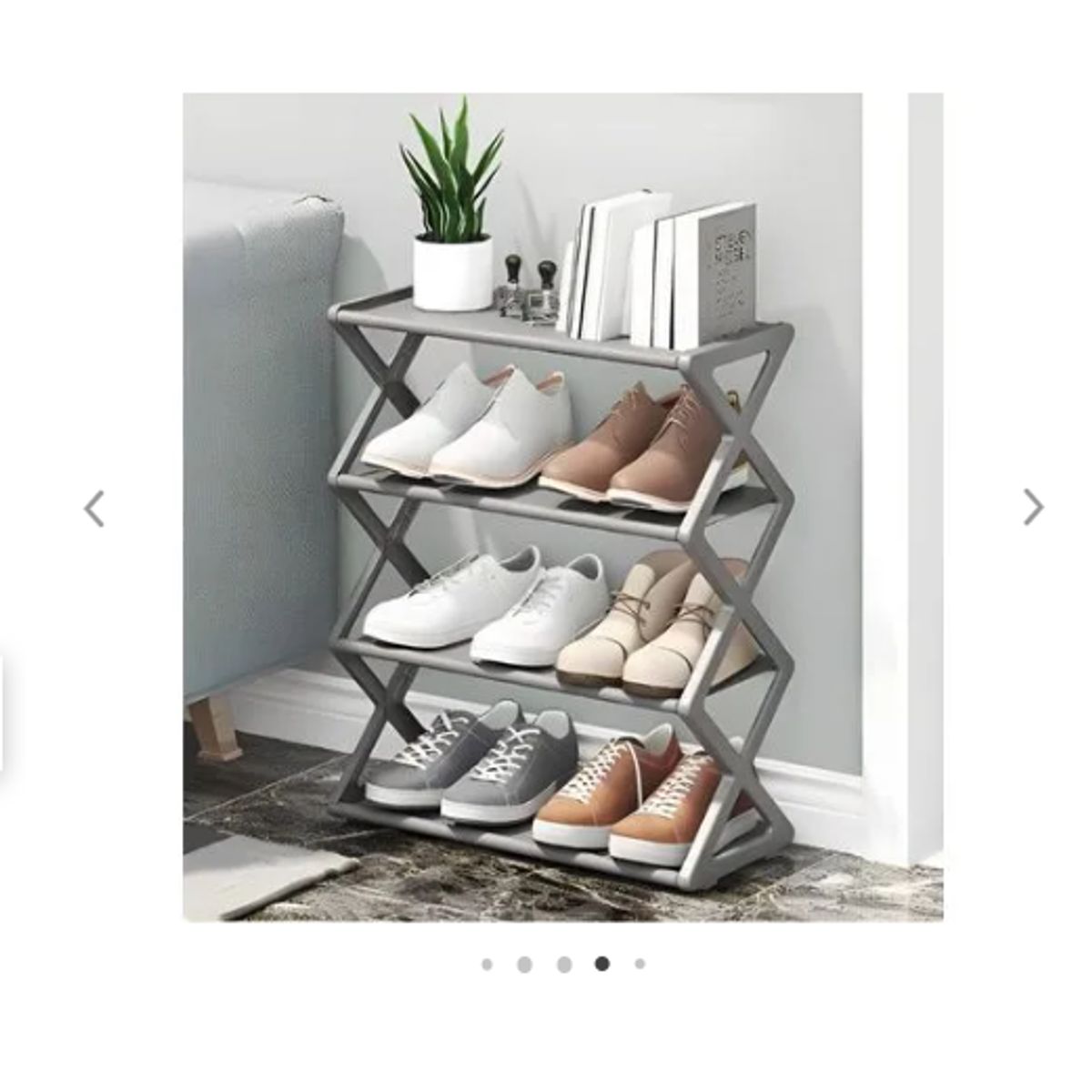 GENERICO - Zapatera Plomo armable modelo z 45cm-organizador de zapatos