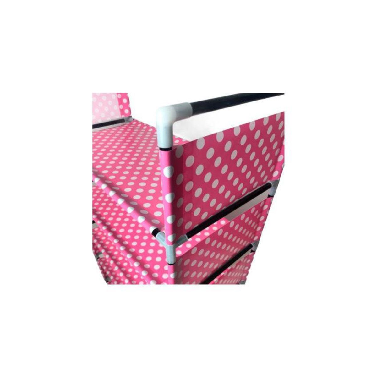 GENERICO - Zapatera armable con diseño 5 pisos de aluminio.