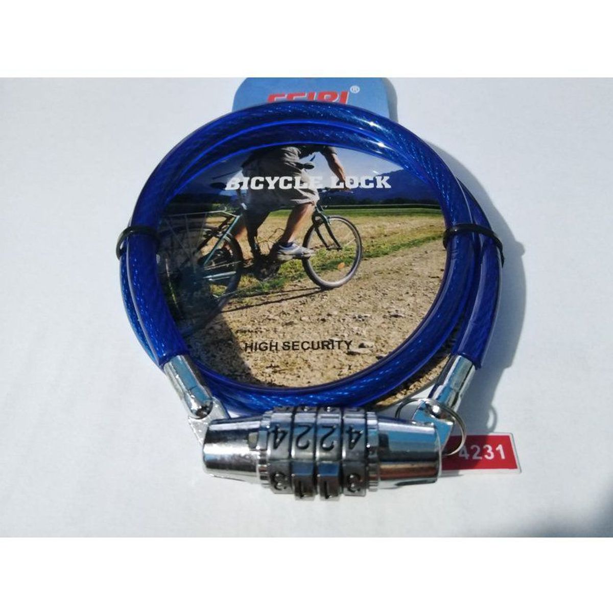 GENERICO - Candado cadena para bicicleta con clave - moto