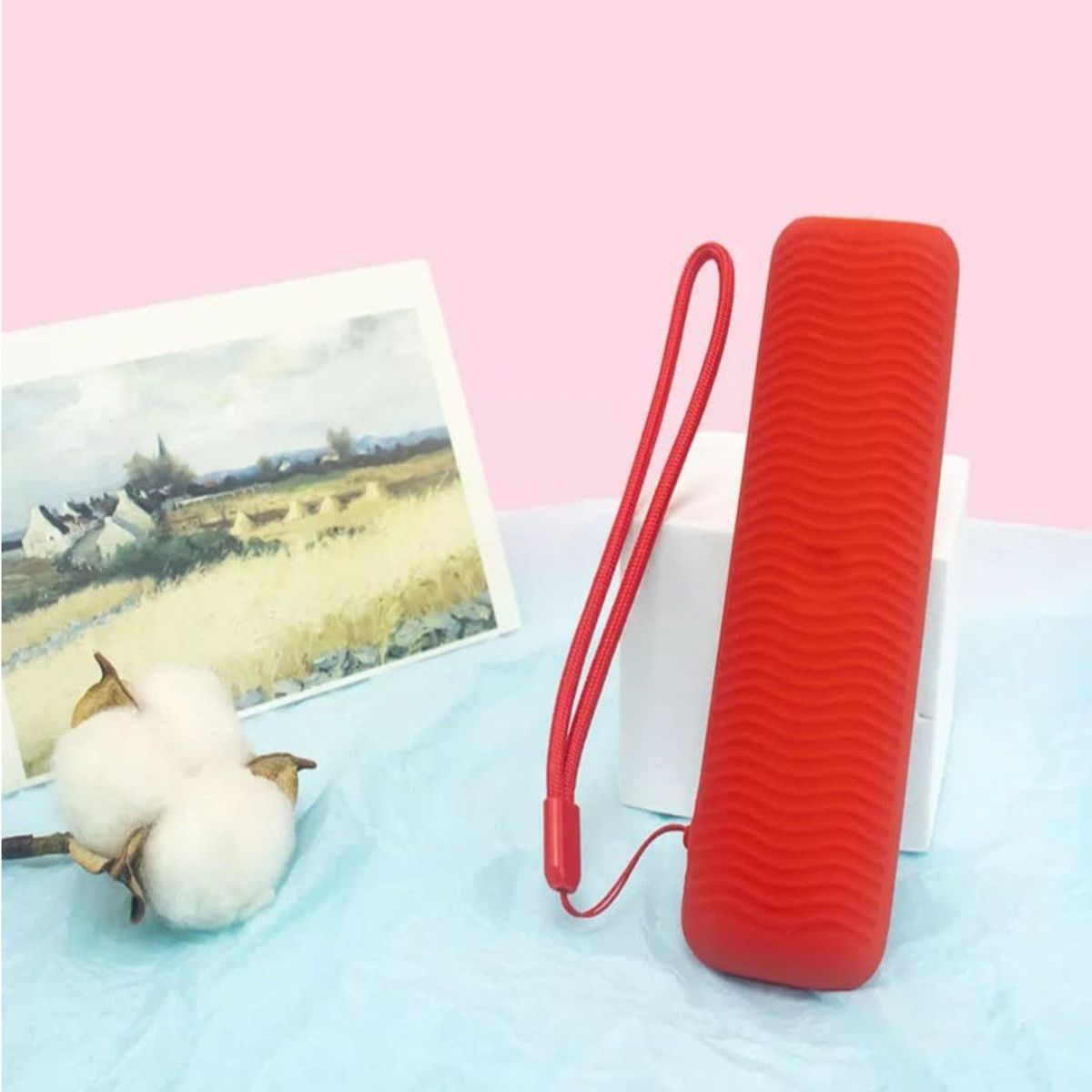 UNIVERSAL - Funda para ONN Android TV 2K FHD TV Stick-Rojo