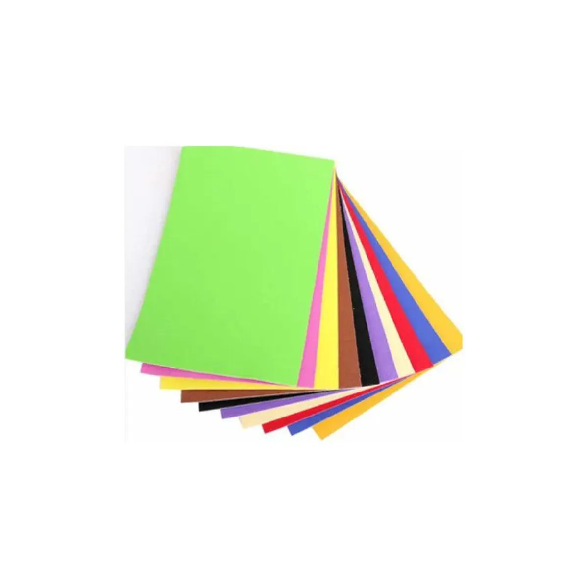 GENERICO - Pack hojas de colores a4 paquete  - 10 diferentes colores