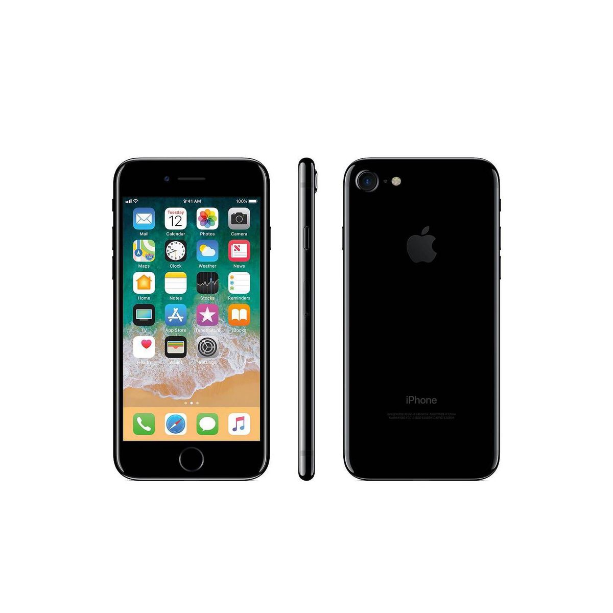 APPLE - iphone 7 128Gb Grado B Negro Reacondicionado.