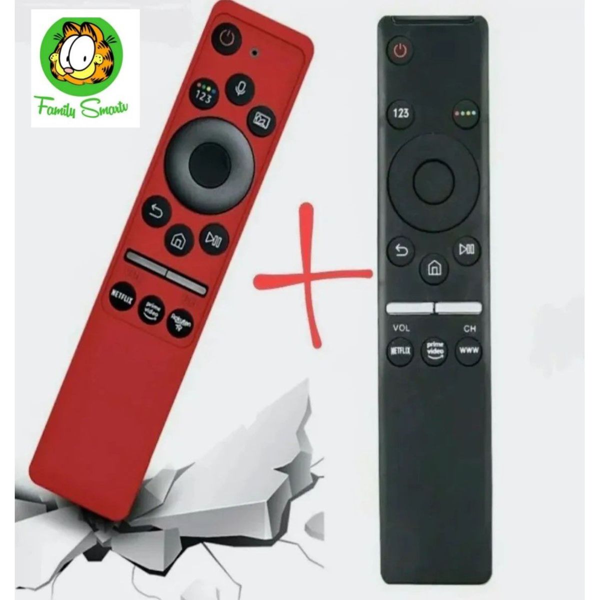 UNIVERSAL - Control Remoto Samsung Funda Roja