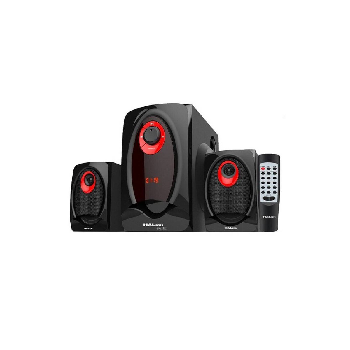 HALION - Equipo de sonido freak subwofer 120 watts