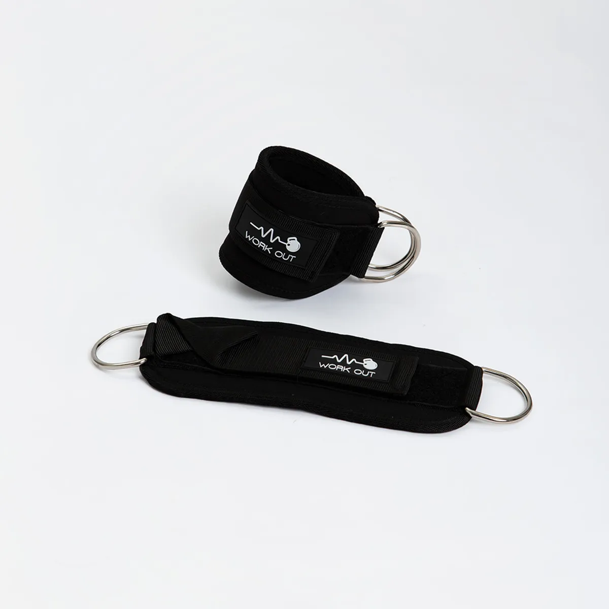 WORK OUT - CORREA O TOBILLERA PARA POLEA GIMNASIO - NEGRO