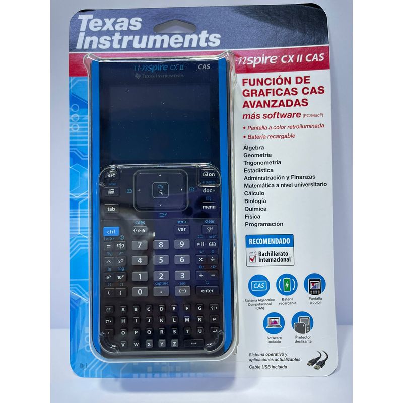 Calculadora Gráfica Texas Instruments TI-Nspire CX II CAS TEXAS