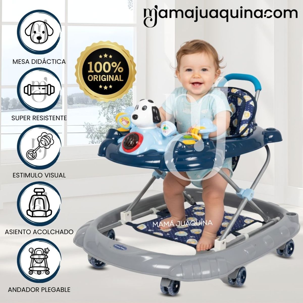 CONFORT - ANDADOR MUSICAL CONFORT KIDS «SNOOPY» BLUE