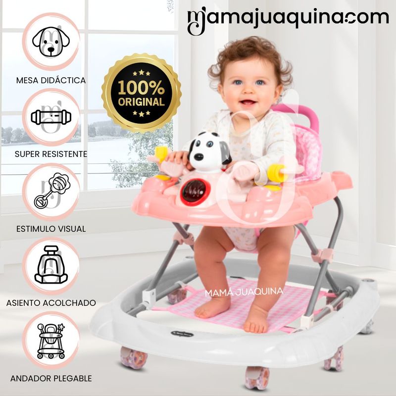 CONFORT - ANDADOR MUSICAL CONFORT KIDS «SNOOPY» LIGHT PINK