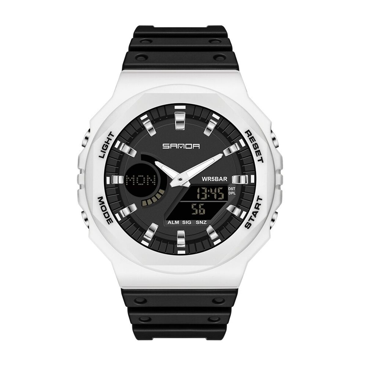SANDA - Reloj Deportivo Hombre SANDA 6016 Ligero Resistente