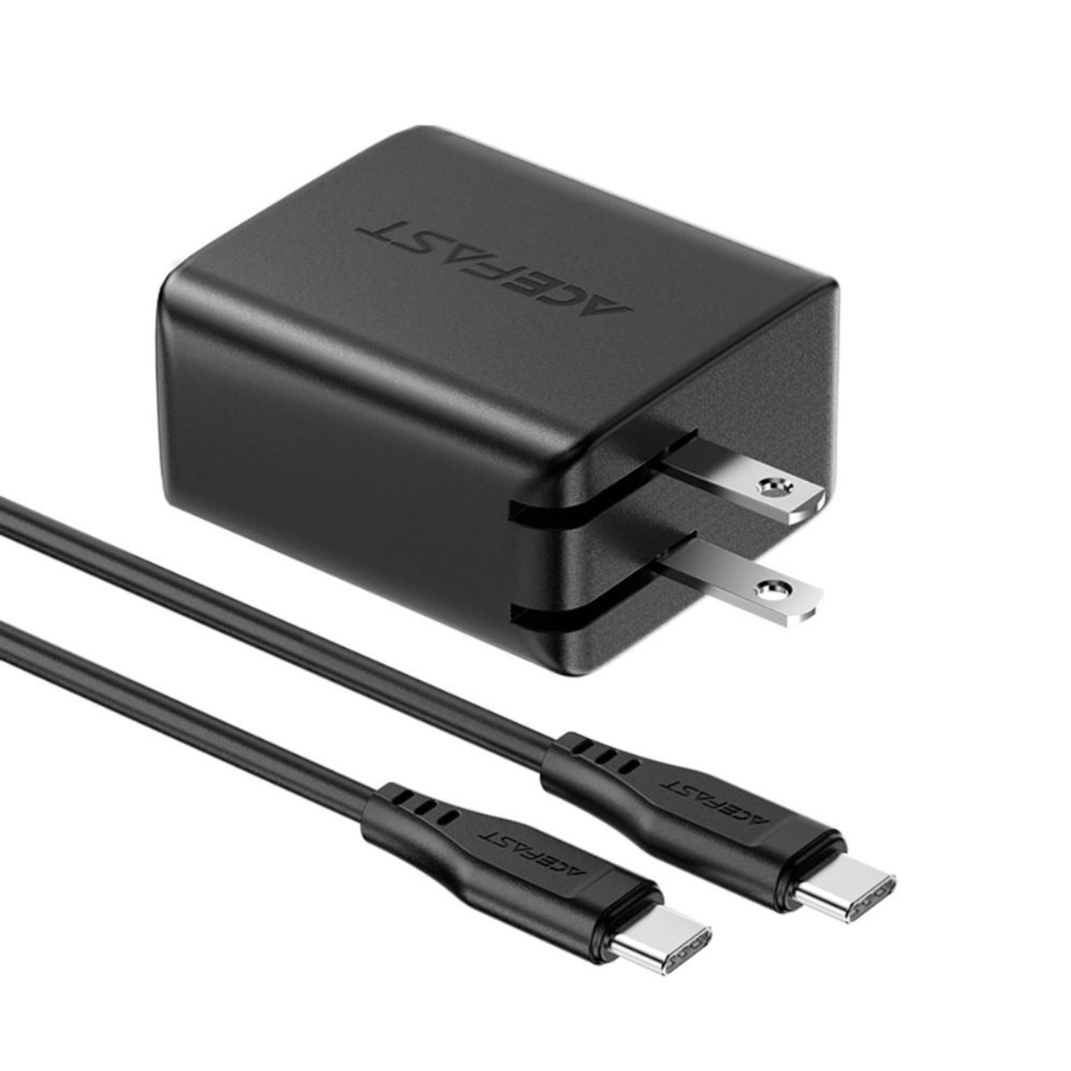 ACEFAST - Cargador Pared PD Acefast 65W 3 puertos (USB-C+USB-C+USB-A)