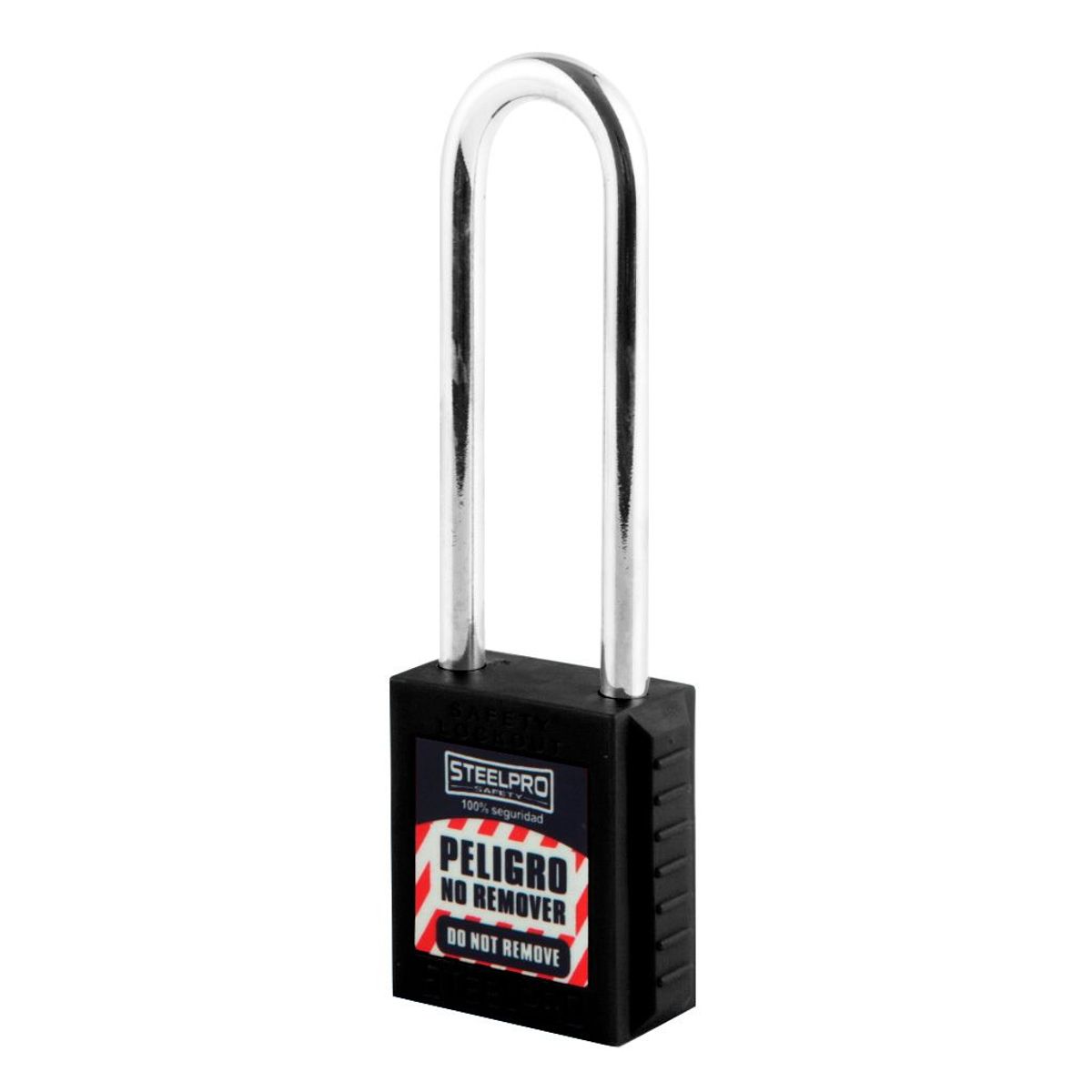 STEEL PRO - CANDADO LOCK OUT X10 LONG STEELPRO NEGRO