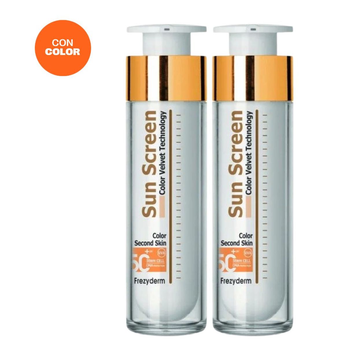 FREZYDERM - Duo Frezyderm Fotoprotector Sun Screen Velvet Color Face SPF50 50ml