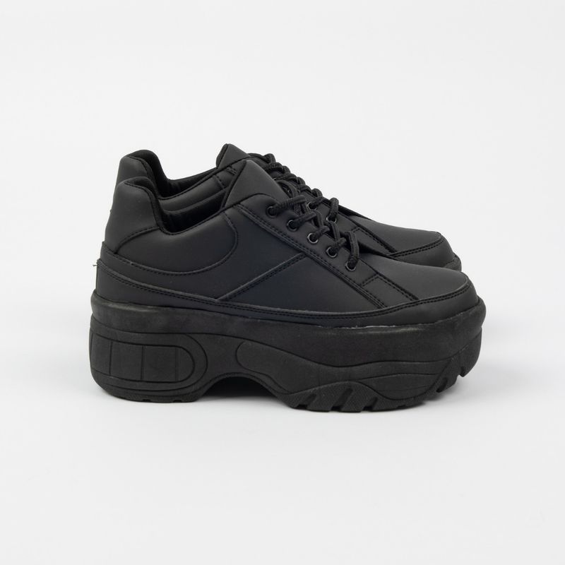 MAGDALENA SHOES - ZAPATILLA PLATAFORMA MUJER KIARA 719 NEGRO
